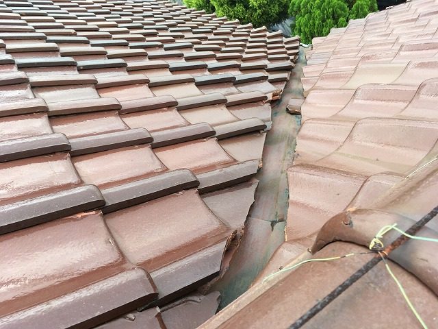 谷板金の劣化状況